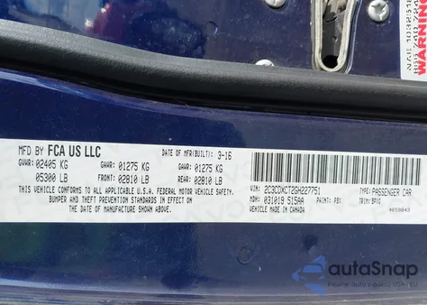 2016 Dodge Charger R/T z USA, uszkodzony, nr VIN 2C3CDXCT2GH227751